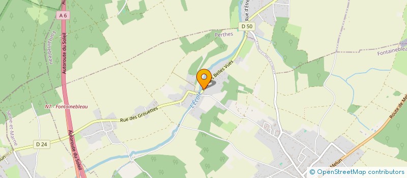 localisation de l'entreprise NALLE BLUE  PERTHES