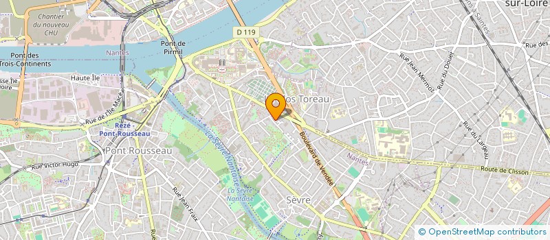 localisation de l'entreprise NALLIA à NANTES