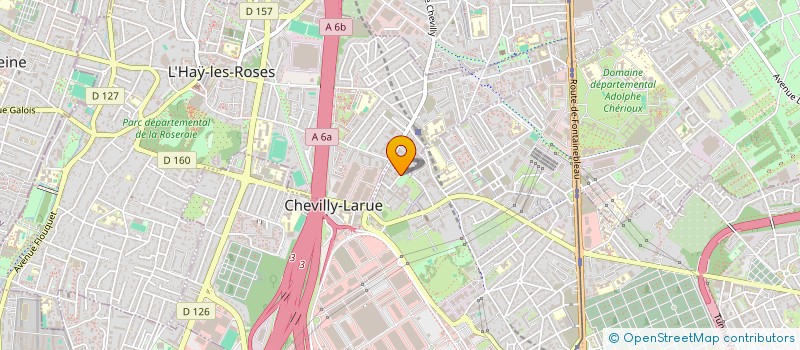 localisation de l'entreprise NALLIBEN  CHEVILLY-LARUE