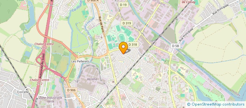 localisation de l'entreprise NALLISIO à CHALON-SUR-SAONE