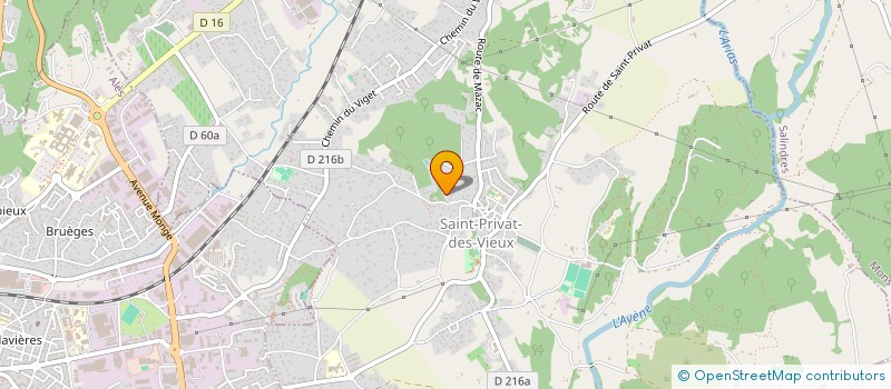 localisation de l'entreprise NALO CONSEIL  SAINT-PRIVAT-DES-VIEUX