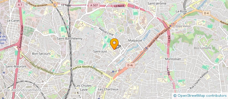 localisation de l'entreprise NALO PATRIMOINE à MARSEILLE