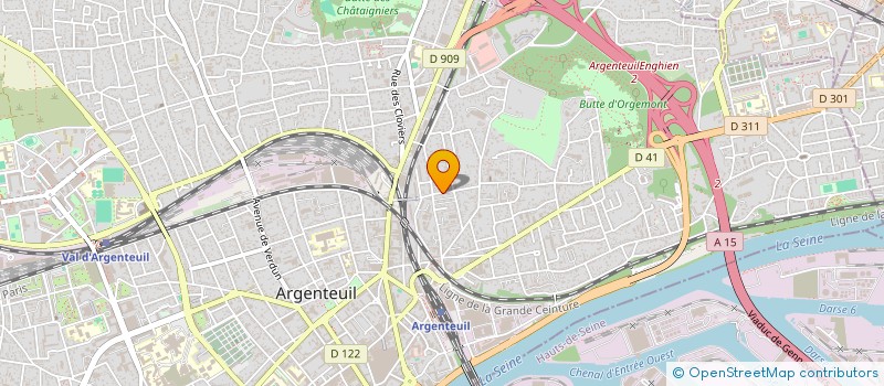 localisation de l'entreprise NALOU  ARGENTEUIL