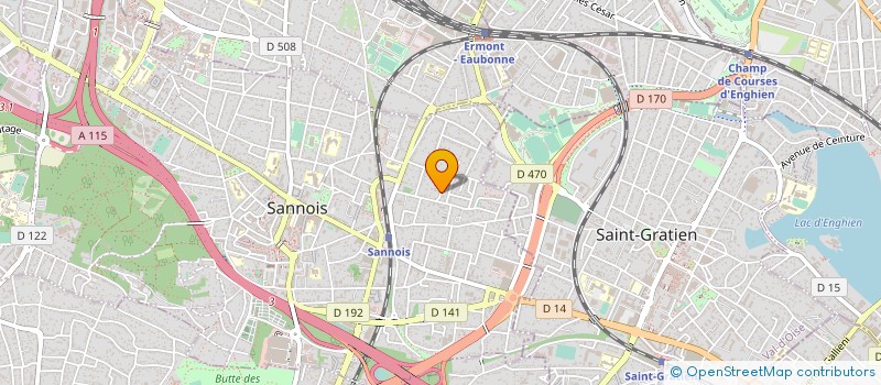 localisation de l'entreprise NALOU PRODUCTION à SANNOIS