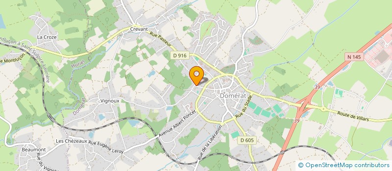 localisation de l'entreprise NALOUMY à DOMERAT
