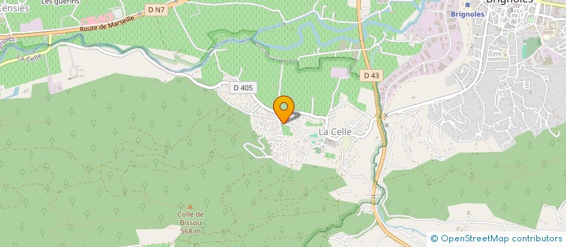 localisation de l'entreprise NALOUTAN  LA CELLE