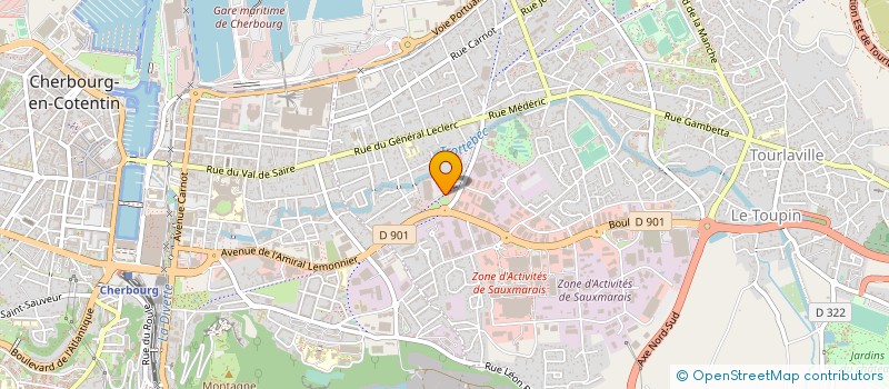 localisation de l'entreprise NALOX  CHERBOURG-EN-COTENTIN