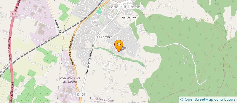 localisation de l'entreprise NALSI-CONSEIL à LORIOL-SUR-DROME