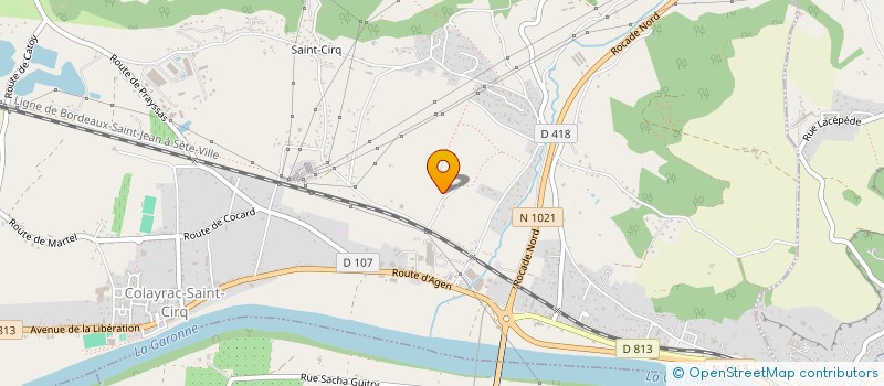 localisation de l'entreprise NALU  COLAYRAC-SAINT-CIRQ