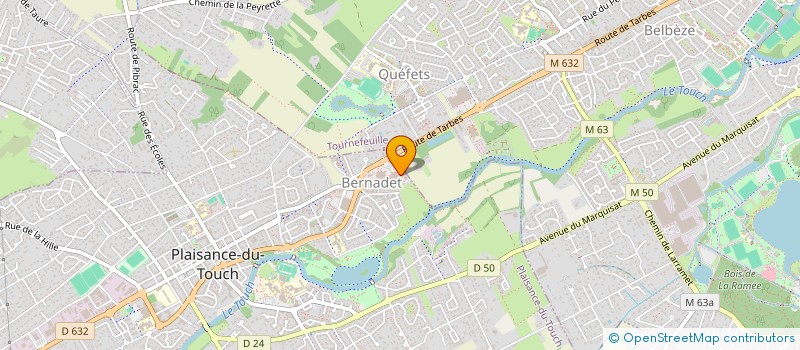 localisation de l'entreprise NALU  PLAISANCE-DU-TOUCH