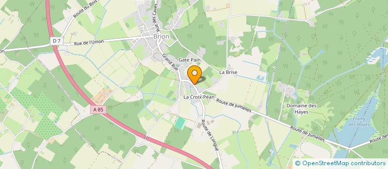 localisation de l'entreprise NALUNES à BRISSAC LOIRE AUBANCE