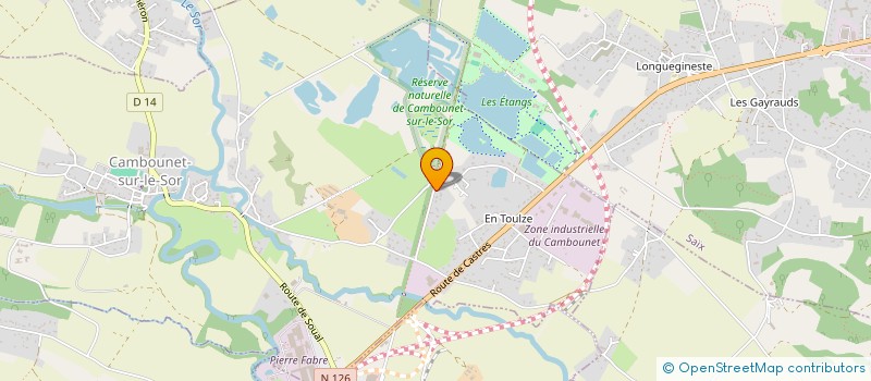 localisation de l'entreprise NALVOM EXPERTISE  CAMBOUNET-SUR-LE-SOR