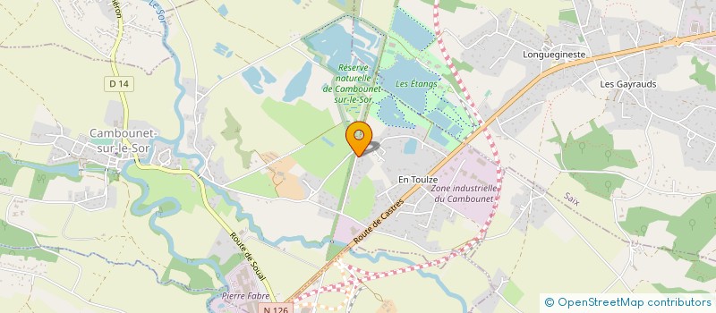 localisation de l'entreprise NALVOM GROUPE  CAMBOUNET-SUR-LE-SOR