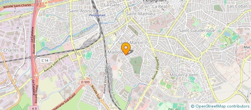 localisation de l'entreprise NALY FUSION  PERPIGNAN