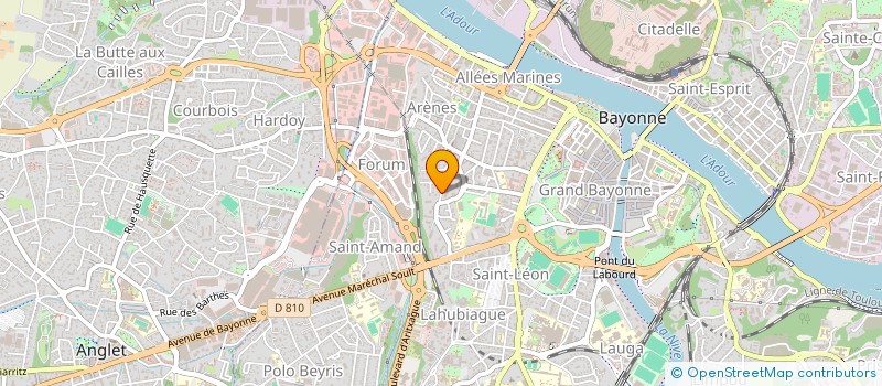 localisation de l'entreprise NALYSA à BAYONNE