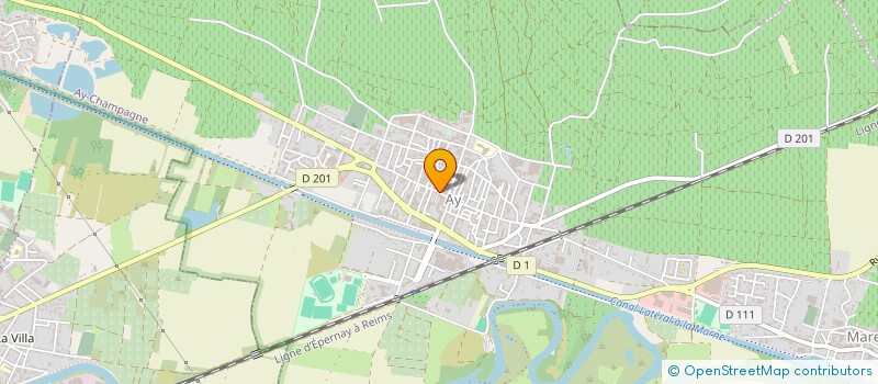localisation de l'entreprise NAM  AY-CHAMPAGNE