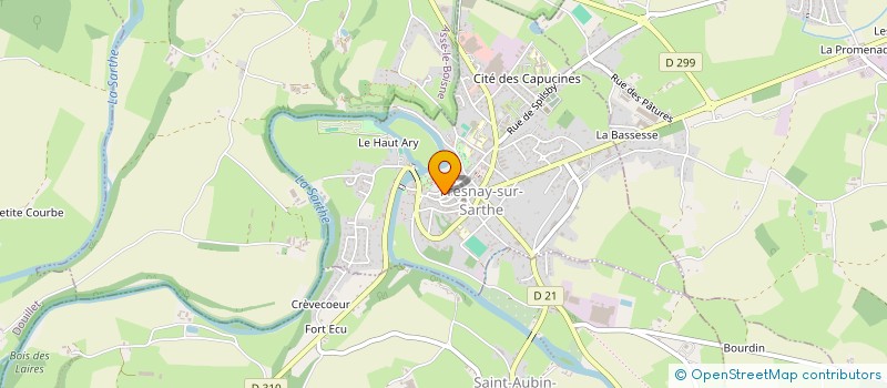 localisation de l'entreprise NAM  FRESNAY-SUR-SARTHE