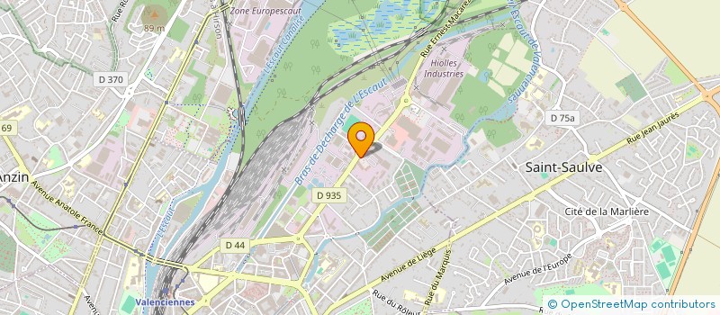 localisation de l'entreprise NAM ANGE  VALENCIENNES