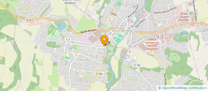 localisation de l'entreprise NAM CORP  CHARVIEU-CHAVAGNEUX