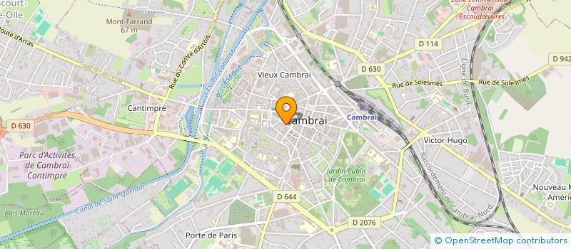 localisation de l'entreprise NAM'S FOOD à CAMBRAI