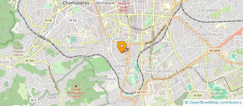 localisation de l'entreprise NAMA  CLERMONT-FERRAND