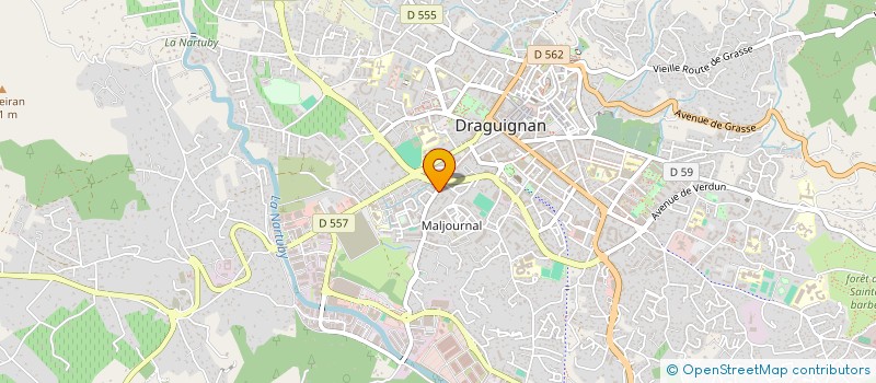 localisation de l'entreprise NAMA à DRAGUIGNAN