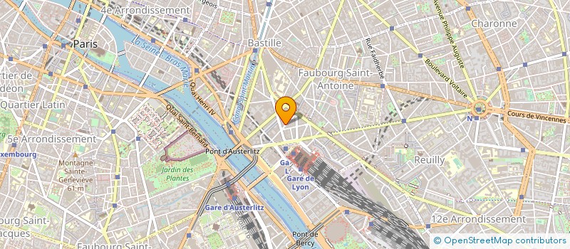 localisation de l'entreprise NAMA BOUAKE PRODUCTION  PARIS