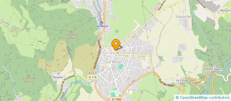 localisation de l'entreprise NAMADEL  LA MURE