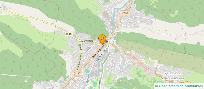 localisation de l'entreprise NAMADIS à LAVELANET