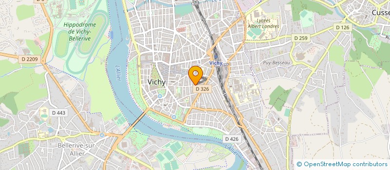 localisation de l'entreprise NAMAI à VICHY