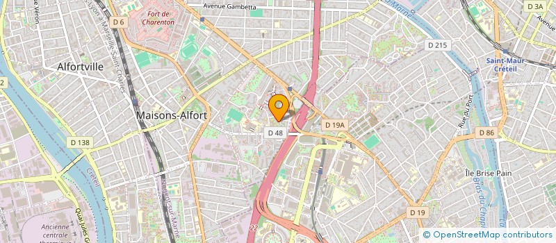 localisation de l'entreprise NAMAJU à MAISONS-ALFORT
