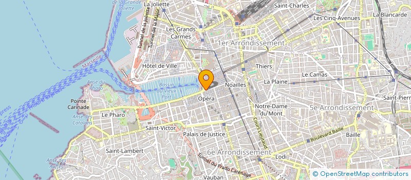 localisation de l'entreprise NAMAL PYTHEAS à MARSEILLE