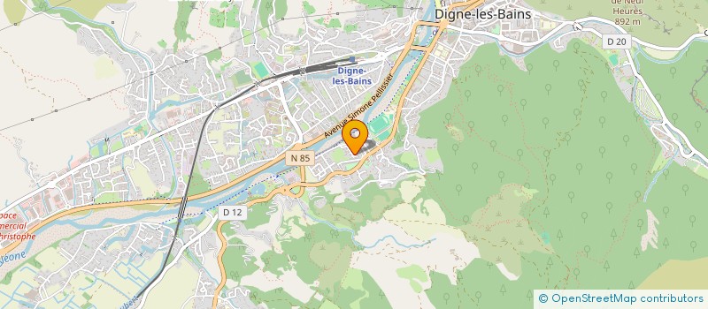 localisation de l'entreprise NAMAM à DIGNE-LES-BAINS