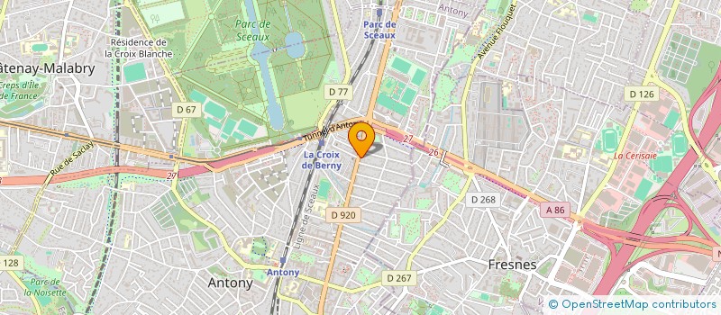 localisation de l'entreprise NAMAN à ANTONY