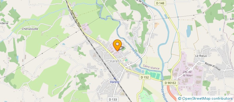 localisation de l'entreprise NAMAS'THES  VARETZ