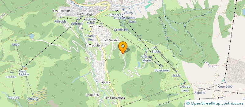 localisation de l'entreprise NAMASS PAMOUSS à LA CLUSAZ
