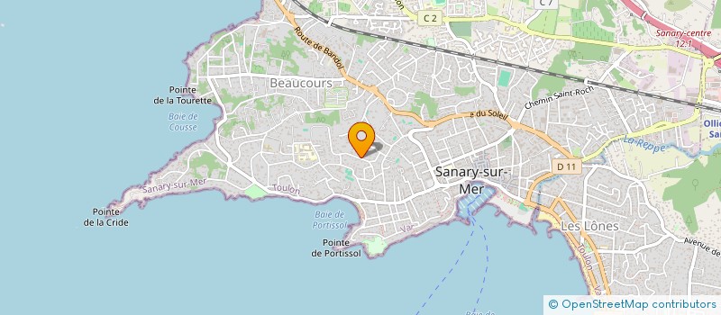 localisation de l'entreprise NAMASTE à SANARY-SUR-MER