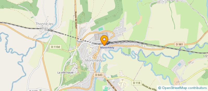 localisation de l'entreprise NAMASTE à MONTMEDY