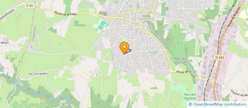 localisation de l'entreprise NAMASTE  CHAPONOST