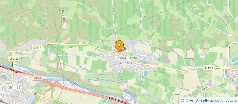 localisation de l'entreprise NAMASTE  CORNEILLA-LA-RIVIERE