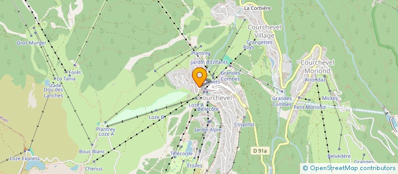 localisation de l'entreprise NAMASTE à COURCHEVEL