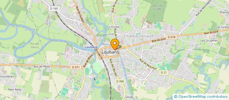 localisation de l'entreprise NAMASTE à LOUHANS