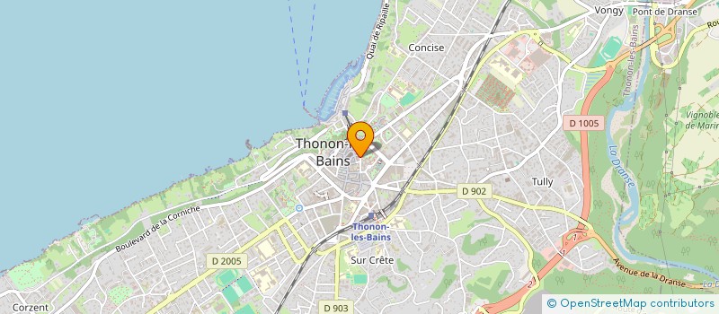 localisation de l'entreprise NAMASTE à THONON-LES-BAINS