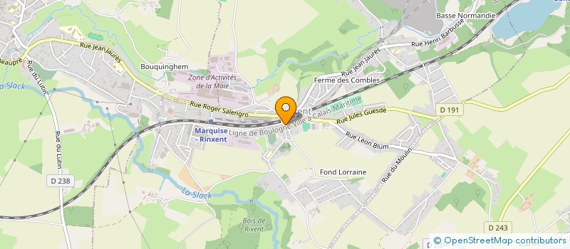 localisation de l'entreprise NAMASTE  RINXENT