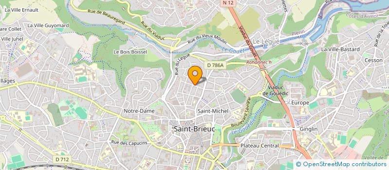 localisation de l'entreprise NAMASTE ATTITUDE à SAINT-BRIEUC