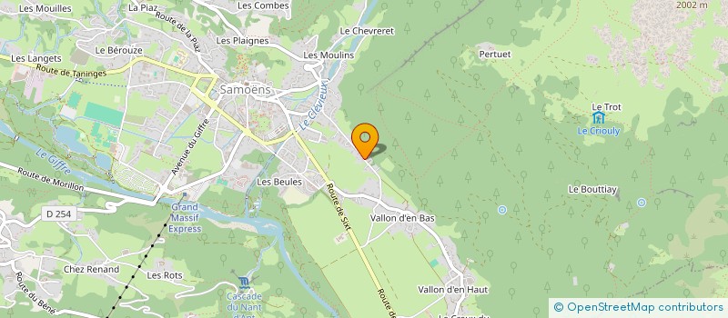 localisation de l'entreprise NAMASTE FRANCE  SAMOENS