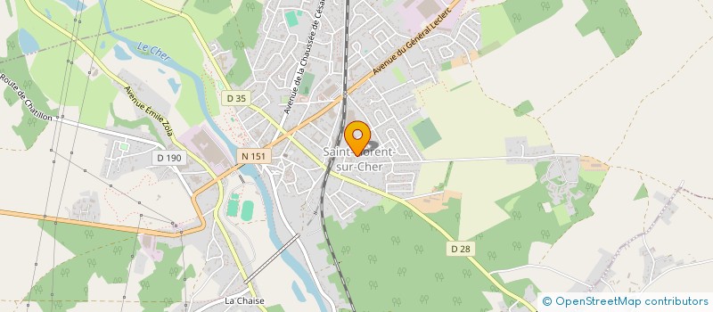 localisation de l'entreprise NAMASTE INDE (IMAGINONS NOUS DEMAIN ENSEMBLE)  SAINT-FLORENT-SUR-CHER