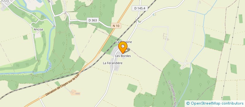 localisation de l'entreprise NAMASTE SAILUNG - FRANCE à CLOYES-LES-TROIS-RIVIERES