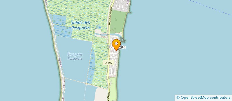 localisation de l'entreprise NAMASTE YOGA à HYERES