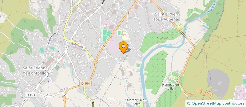 localisation de l'entreprise NAMATH à AUBENAS